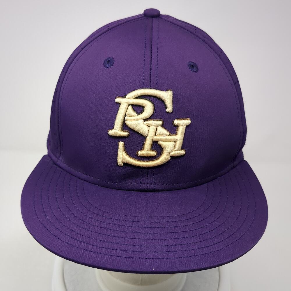 Psh Fitted Baseball Cap Purple Large Lightweight Embroidered The Game View 2